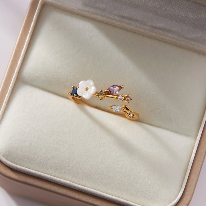 Joy - Gold Blossom Rings